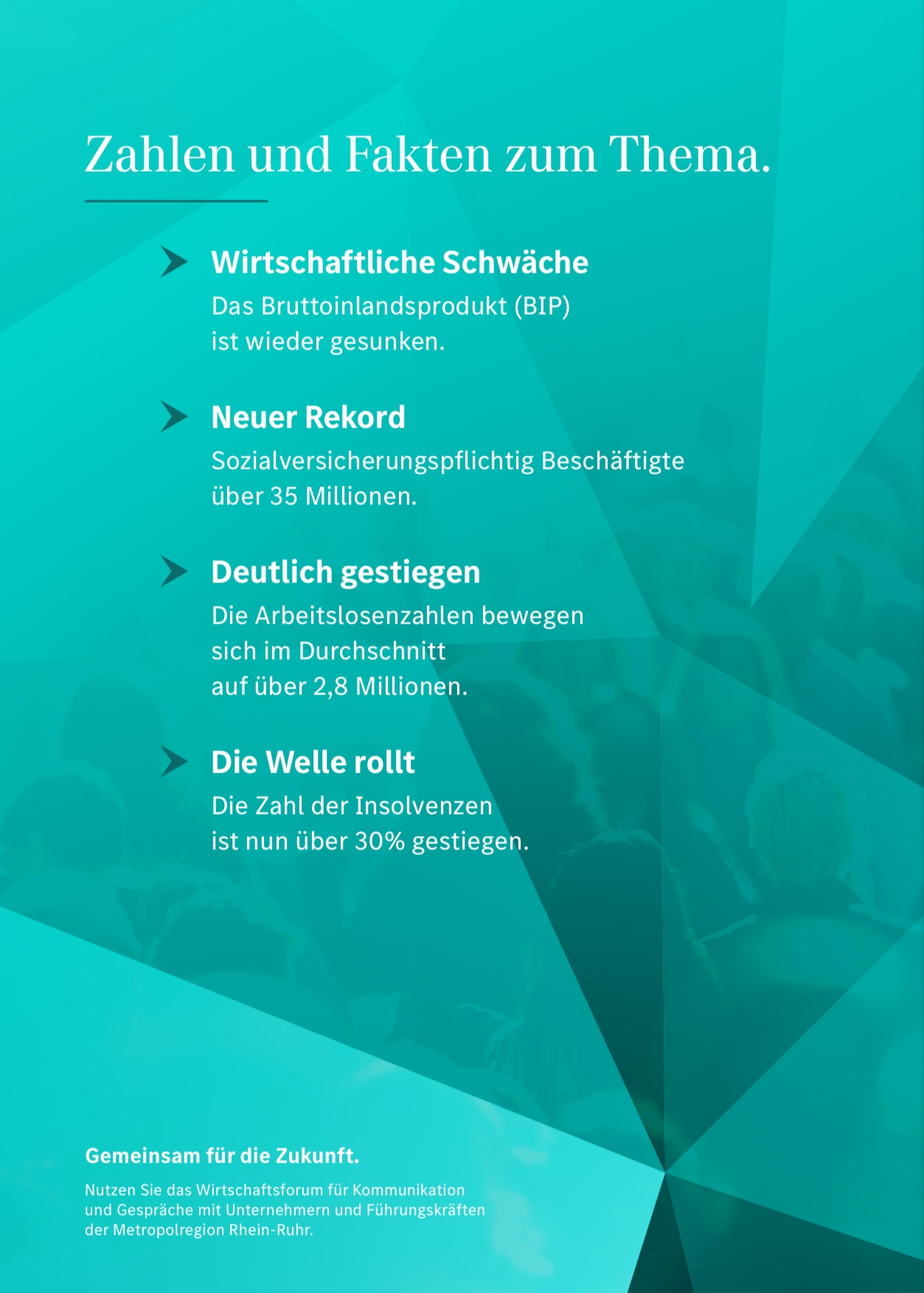 Wirtschaftsforum 2025 - Folder Seite 2